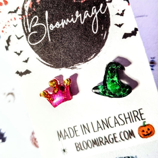 Elphaba and Glinda, witches of OZ, Wicked inspired, HALLOWEEN Collection